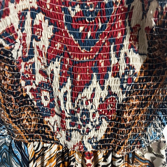 💝 Small Colorful Multi Patterned Maxi Dress - Picture 11 of 14